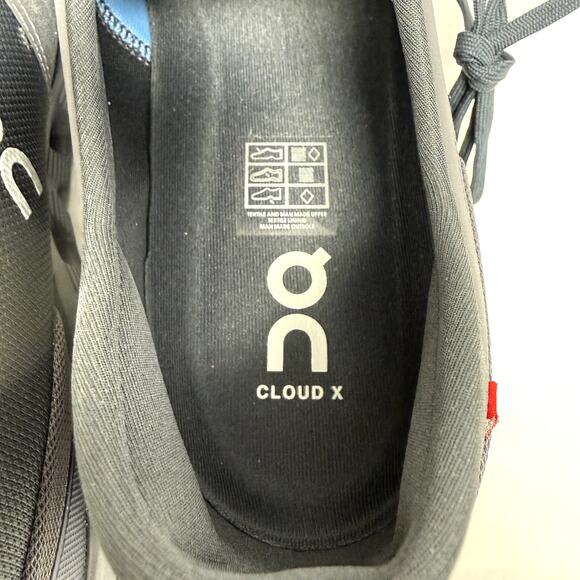 On Running Cloud X Men’s US 13 Training Running Shoes Gray Swiss Engineered - Picture 9 of 9